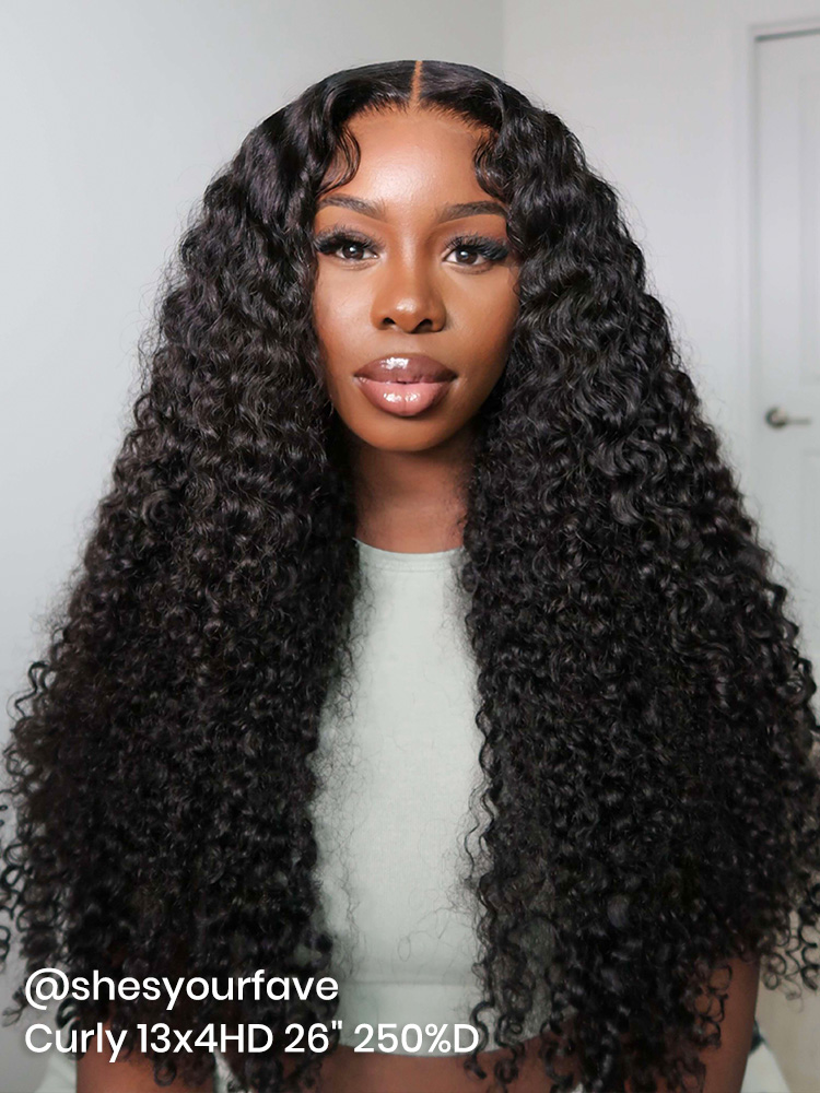 26inch full lace curly wig